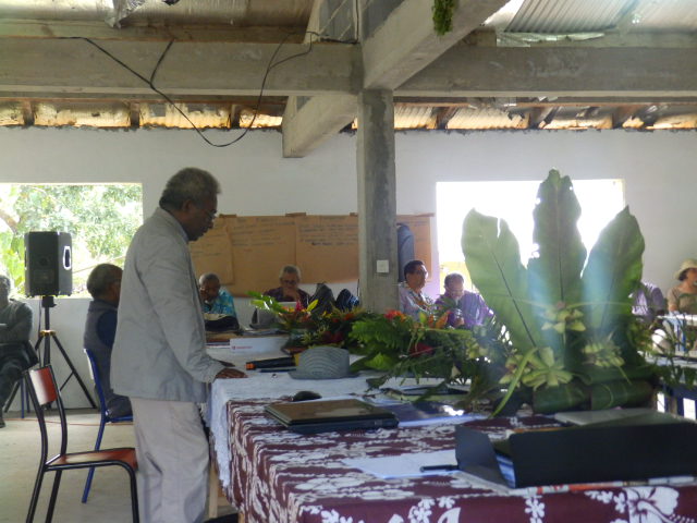 Pasteur WADRAWANE Kawine Président de la région de Nengone