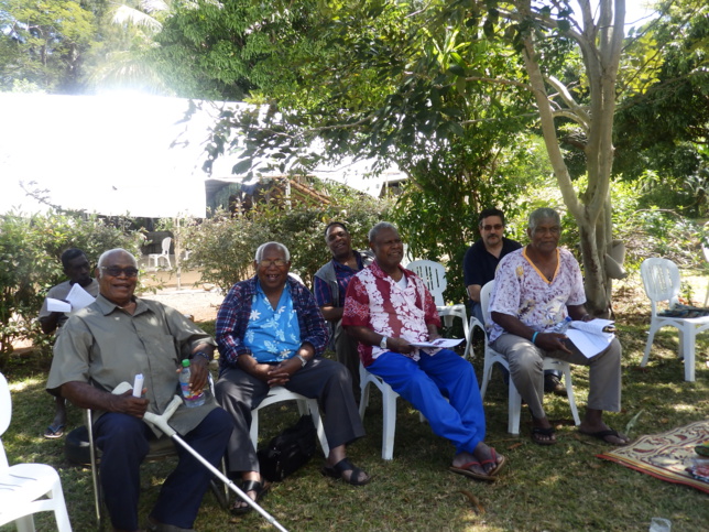 Les anciens ont marqué par leur présence la yunian de Plum, au côté du Président du Consistoire de Nouméa et du Président de l'EPKNC