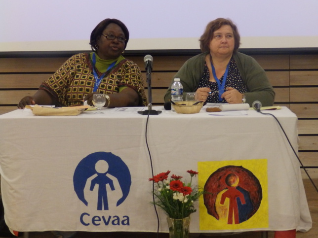 Les modératrices de l'AG (Les pasteures : LAWSON-LATE ZINSOU Martine et HAUSS BERTHELIN Danielle) Les modératrices de l'AG (Les pasteures : LAWSON-LATE ZINSOU Martine et HAUSS BERTHELIN Danielle)