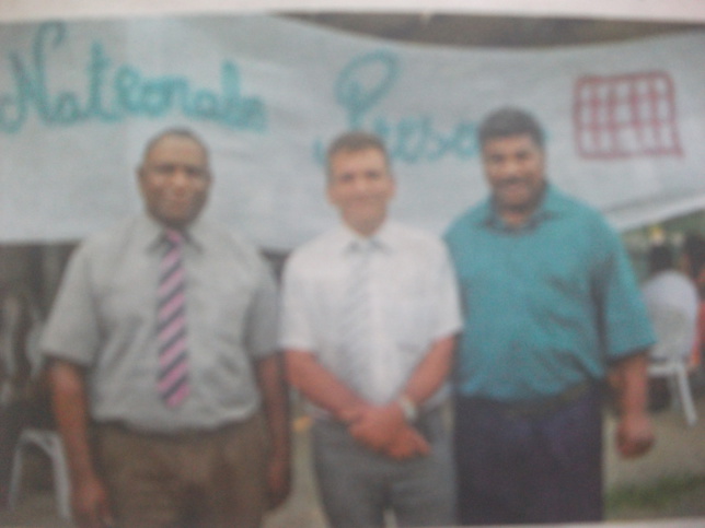 Les 3 aumôniers : Pasteur YACE Albert (Eglise Adventiste), Pasteur Marc PERRIN (Eglise Pentecôtiste), Pasteur BOLE Antoine Wiéni (EPKNC)