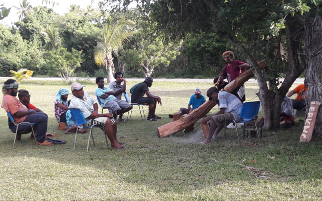 Atelier sculpture avec Pt Yango WATHA