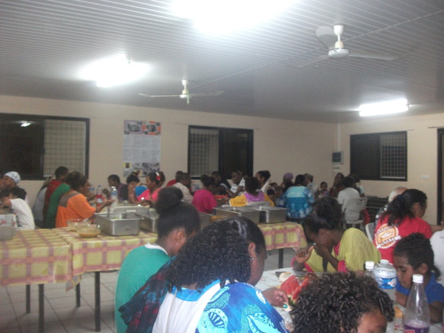 Repas d'aurevoir organisé par la paroisse de la Vallée du Tir