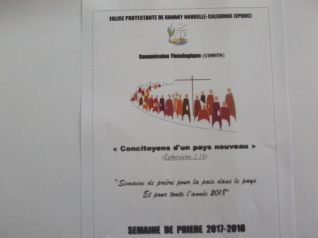 Le thème de la semaine de prière : "Concitoyens d'un Pays Nouveau" (Ephésiens 2/11-22)