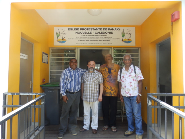 Pasteur Olivier avec Pasteur Ben, Pasteur Paul et Pasteur Wakira