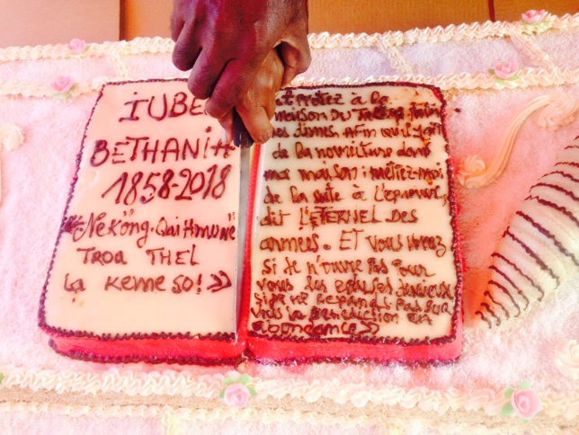 Gateau des 160 ans de Béthanie