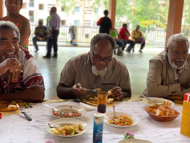 ACCUEIL DES PASTEURS : KAEMO HÖCË LEONARD, KALOIE EDOUARD CIWË, ET BEARUNE HONORE WARISINE ACCUEIL DES PASTEURS : KAEMO HÖCË LEONARD, KALOIE EDOUARD CIWË, ET BEARUNE HONORE WARISINE