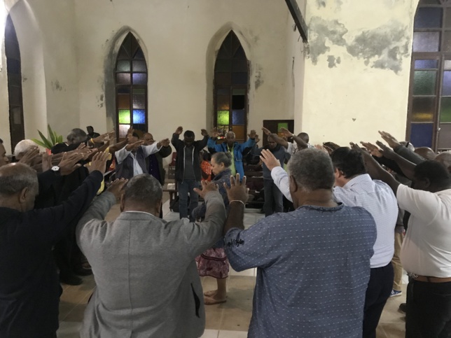 Installation de la nouvelle Secrétaire générale de l'EPKNC : Pasteure Marie-Claire KAEMO