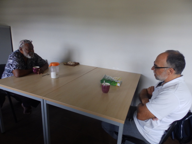 Discussion et partage autour d'un café