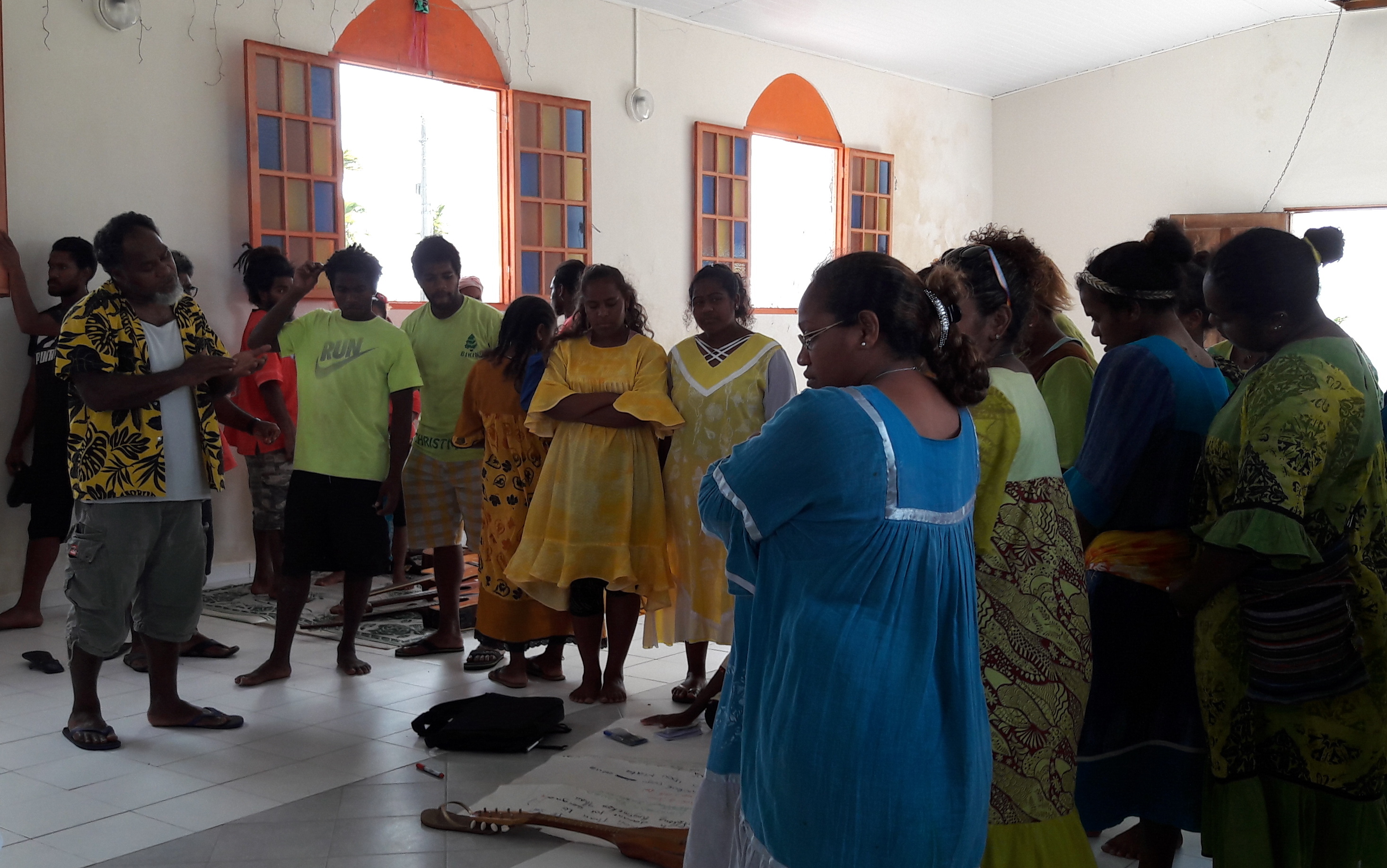 Atelier Chant et Choral avec Pasteur BEARUNE Warisine (Animateur Général des Jeunes)