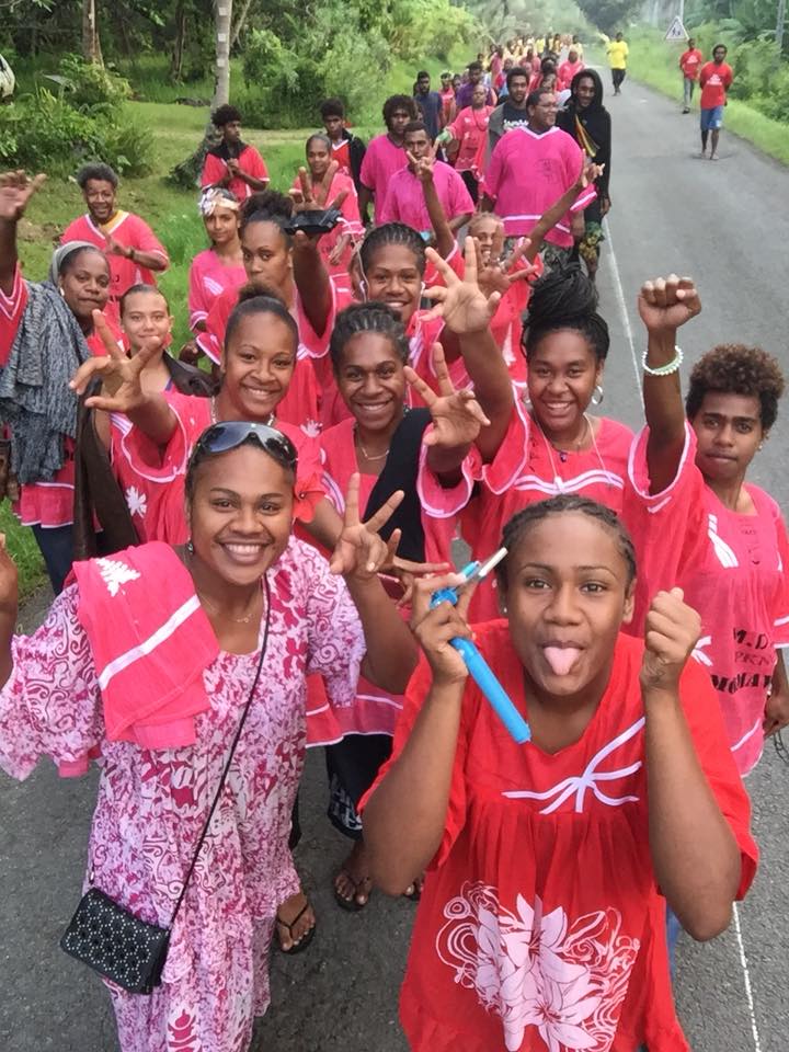 Les jeunes au défilé lors de l'AG Les jeunes au défilé lors de l'AG