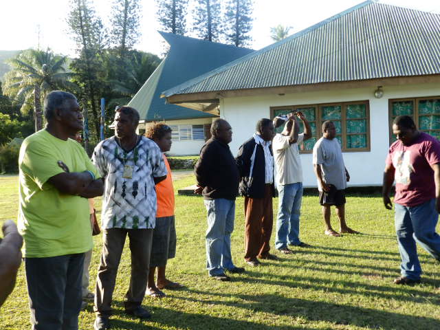 La délégation des pasteurs de Momawe